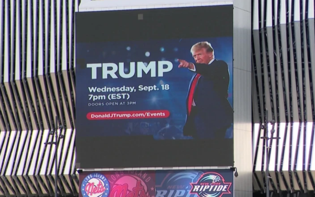 Former President Donald Trump Holds Rally in Long Island, Nassau Coliseum