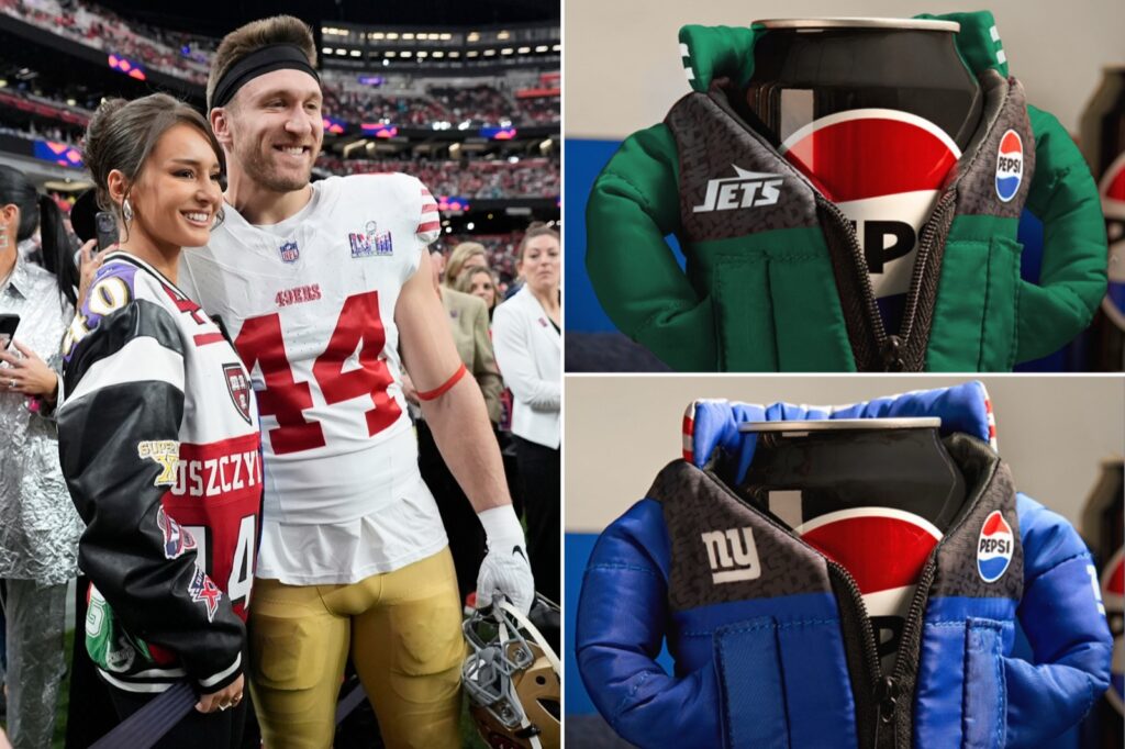 Massapequa’s Kristin Juszczyk shrank her famous NFL puffer to fit a Pepsi can